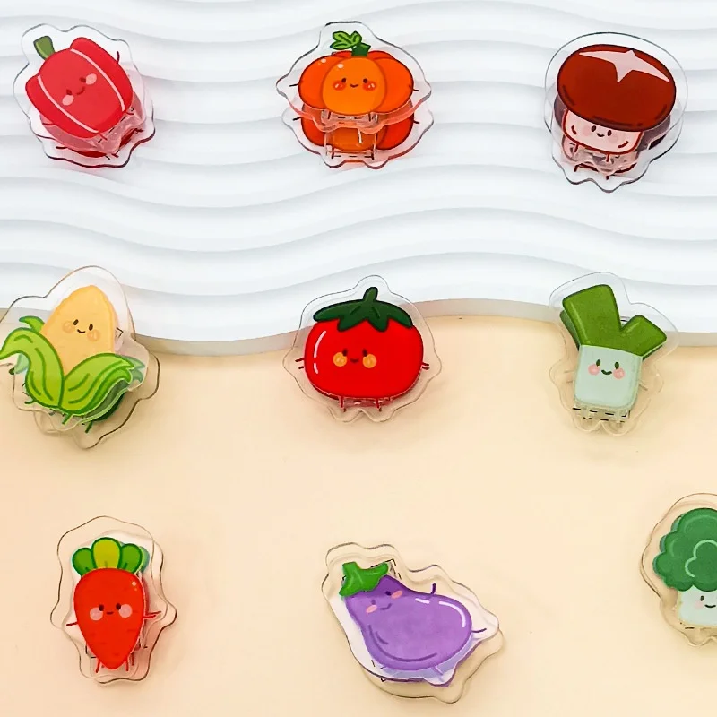 40-ピース-ロットクリエイティブ野菜アクリルクリップかわいい写真クラフト-diy-装飾ノート便箋クリップオフィス学用品