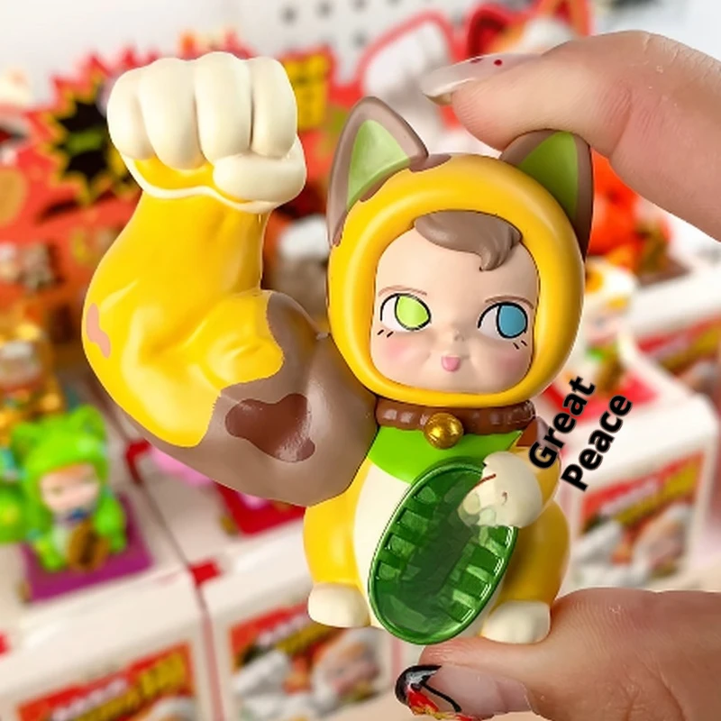 

Аутентичная мощная слепая коробка серии Lucky Cat, модная коллекционная фигурка, игрушка-дисплей, милая игрушка для привлечения богатства