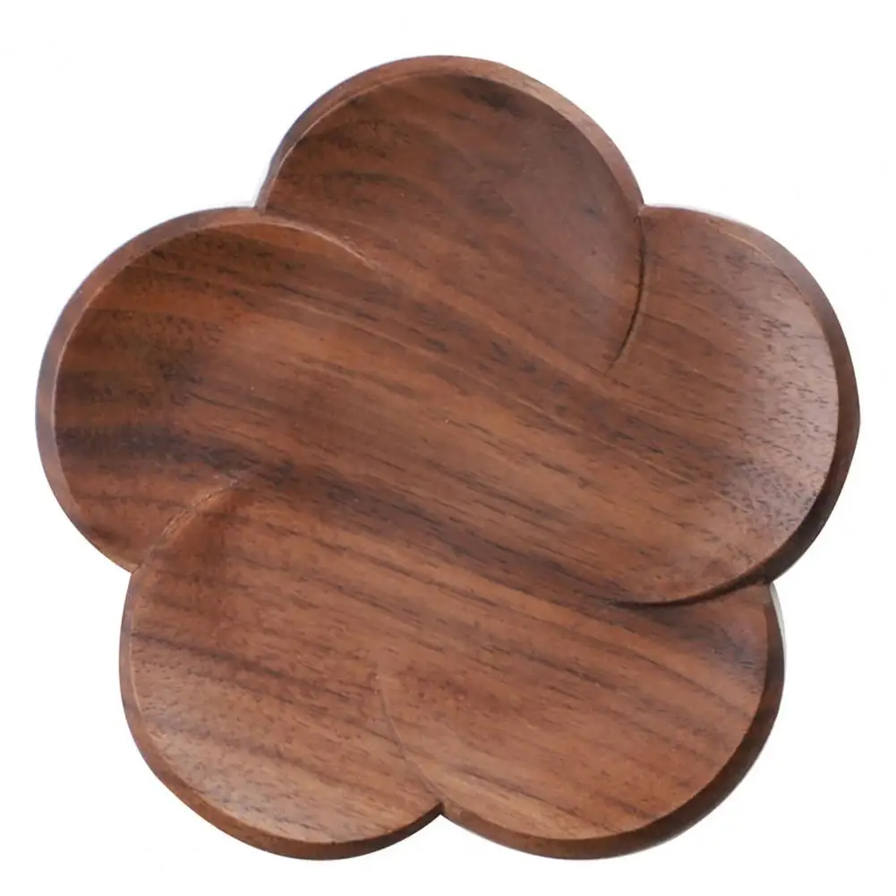 Petaloid Thermal Insulation Wood Kitchen Supply Placemat Coaster Scratch-proof Wooden Kitchen Supply