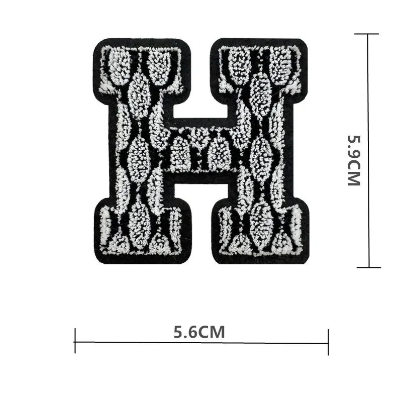 

Fashion Personalized Letter H Bear Embroidery Patch for Multiple Clothing Bags Vest Jackets Work Shirts Iron On,Sew On
