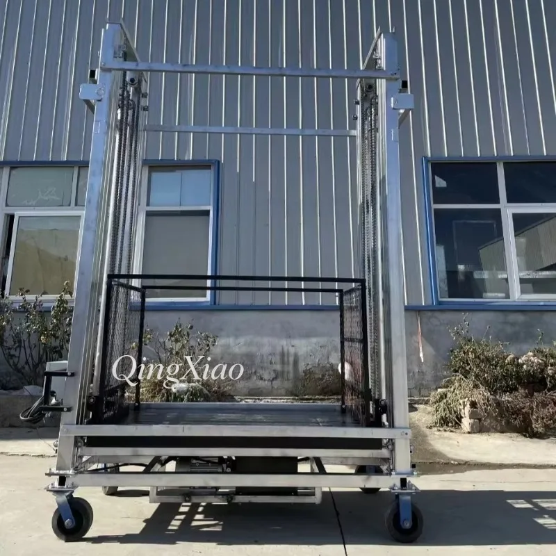 Hydraulic Adjustable Mobile Electric Scaffolding With Matching Accessories For Building Construction Stable Durable Practical