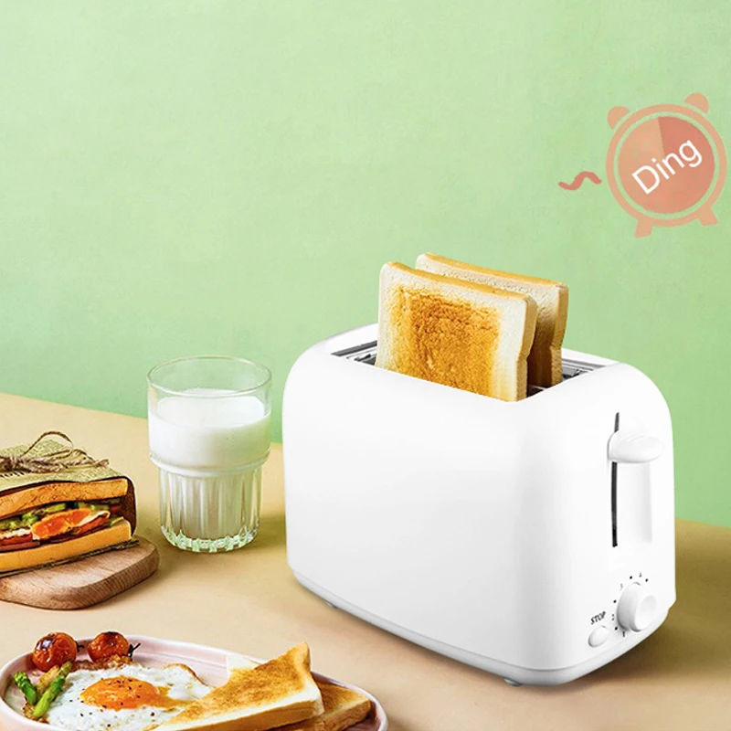 110V/220V Home Toaster 6 Modes 2 Slice Bread Toast Maker Automatic Breakfast Machine One-Click Operation Sandwich Maker 2023 New