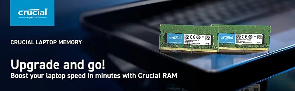 Barrette De RAM DDR4 Crucial Pour PC Portable - 8 Go Ou 16 Go - 2400/2666/3200 MHz - Garantie à Vie