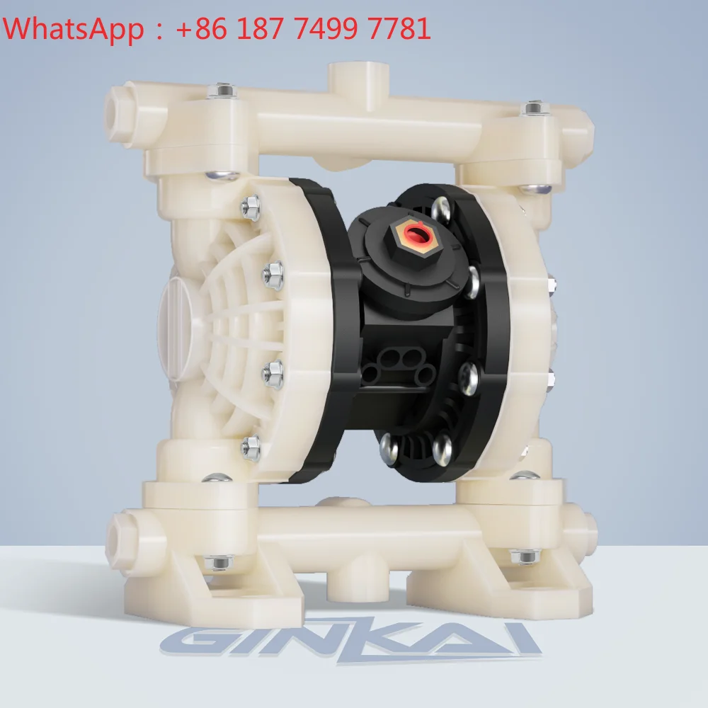 DN80 Large Flow Plastic AODD Pump Industrial Chemical Sludge Wastewater Dosing Transfer Pump
