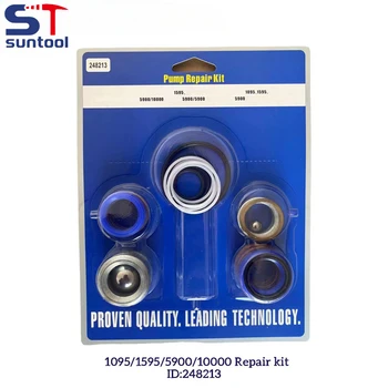 Suntool 248213 에어리스 스프레이 펌프 수리 키트, 씰링 링, GRC Machine1095 5900 1595 모델 피스톤 로드 O링에 적합