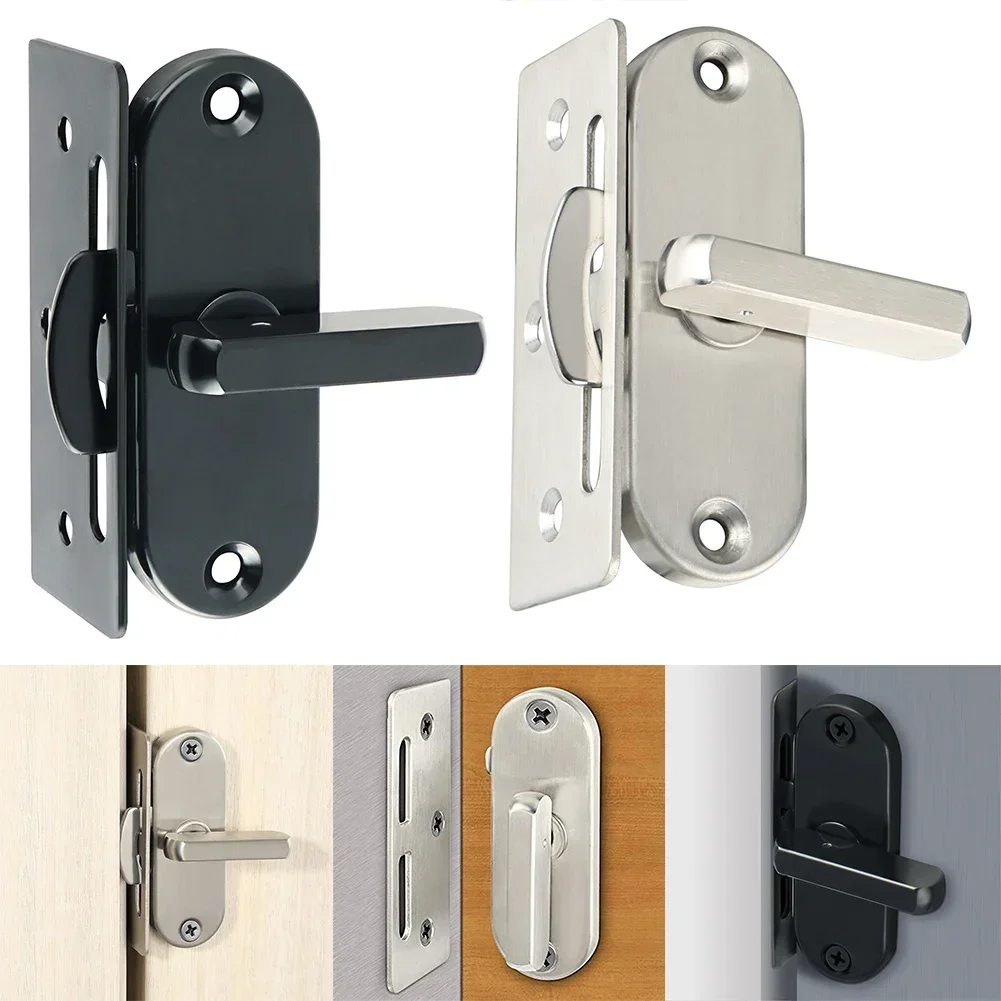 Sliding Door Lock And Privacy Latch, Sleek Design, Provides Security And Privacy For Your Bedroom And Bathroom