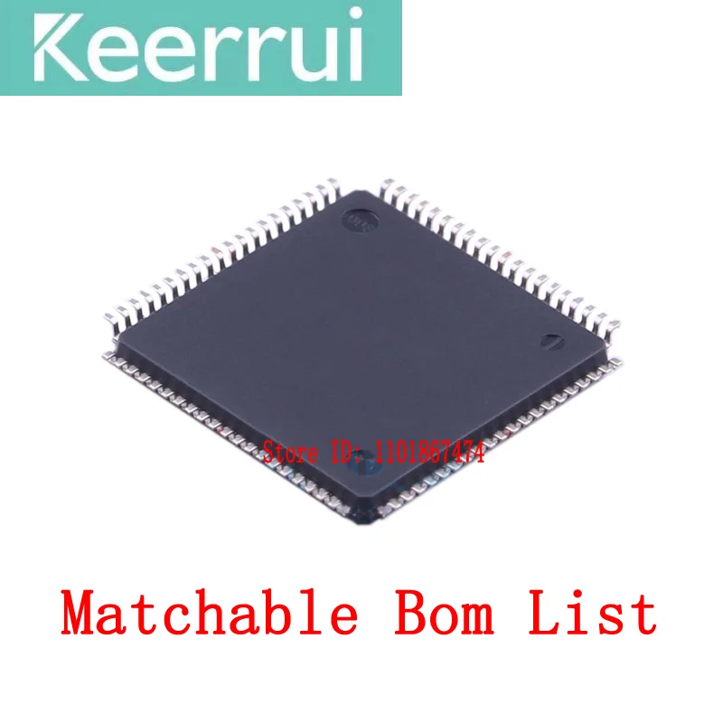 1~1000pcs/LOT brand new original STM8S208MBT6B LQFP-80 STM8S208 MBT6B STM8S QFP80 STM MCU IC chip (can match BOM list table)