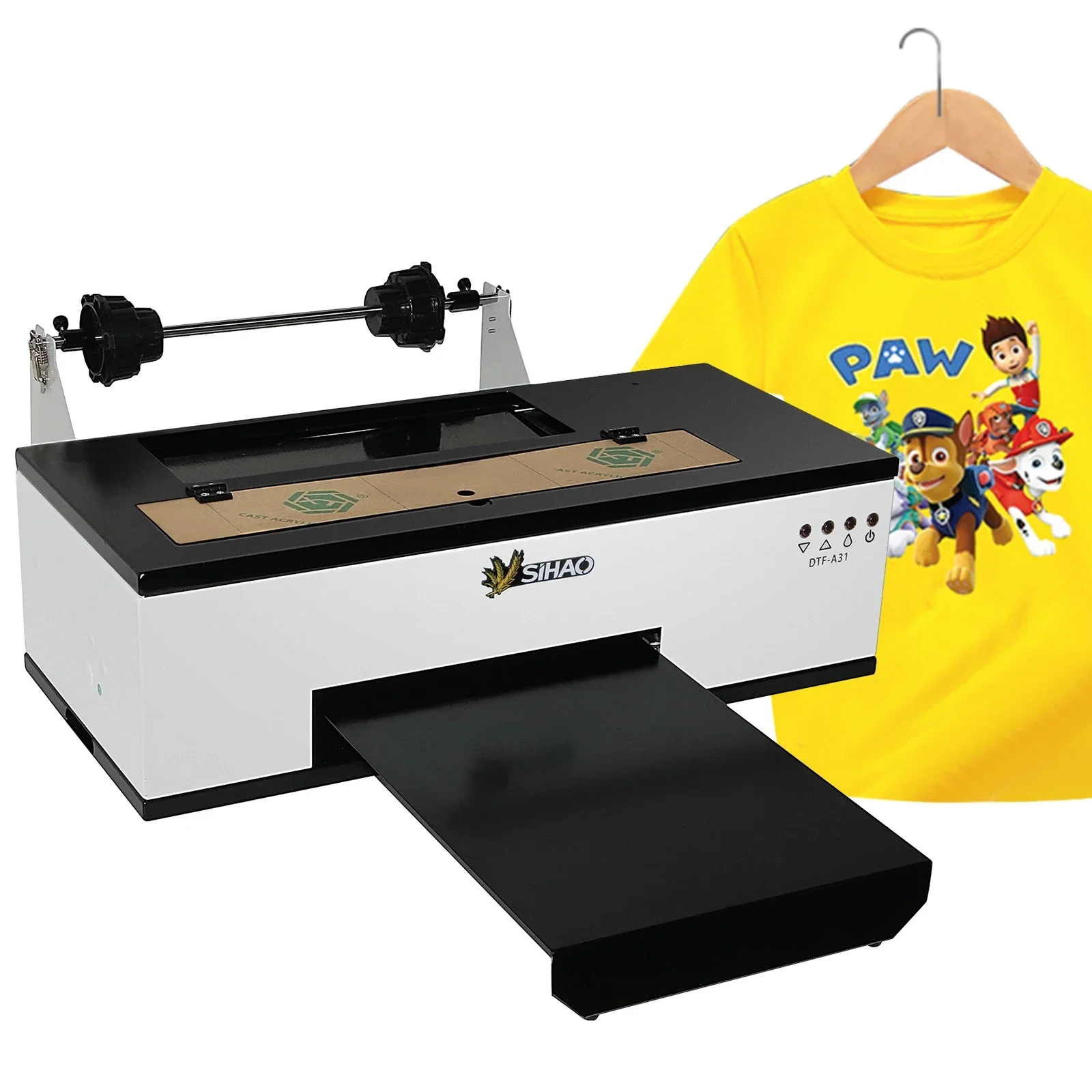

SIHAO A3 L1800 Принтер DTF для футболок DTF Трансферный пленочный принтер DTF Духовка для футболок Одежда Толстовка Обувь Печатная машина