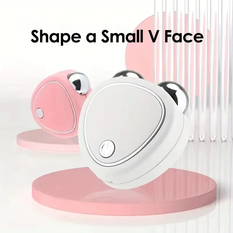 Face Lift Massager, Microcurrent Facial Device, USB Portable Heart Shape Facial Shaping Tool, Face Lift Device