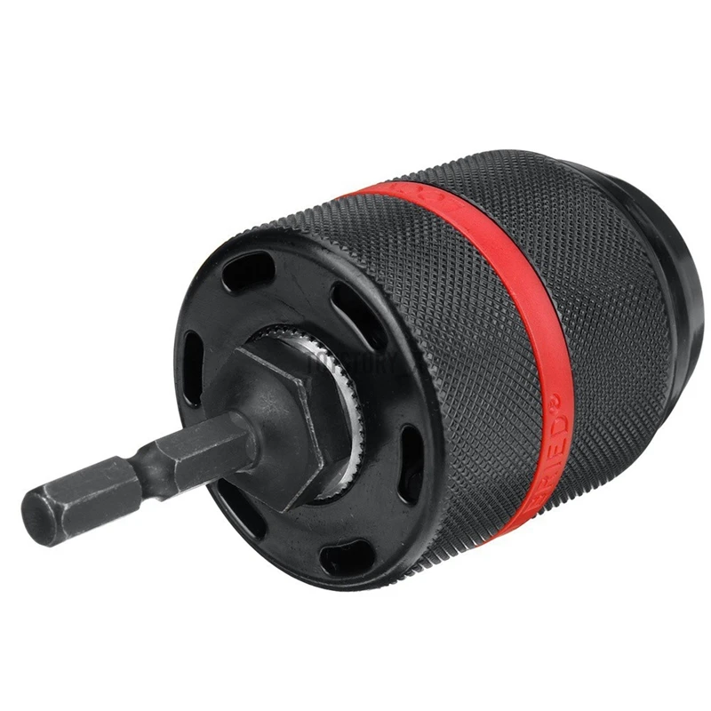 Metal Heavy Duty 13Mm Keyless Drill Chuck Hex Shank/SDS/Socket Square Female Adaptor Hardware Tool Professional