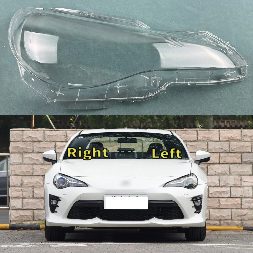 Auto Replacement Parts For Toyota 86 2017 2018 2019 2020 Front Headlamp Cover Transparent Mask Lamp Shade Headlight Shell Lens