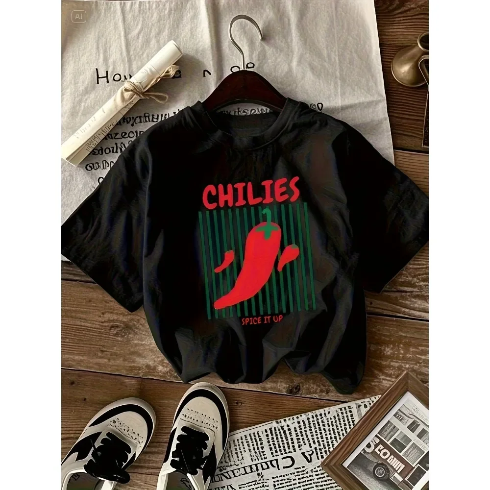 Summer Children's T-shirt Loose Comfortable Soft Skin Friendly Simple and Versatile Short Sleeved Top
