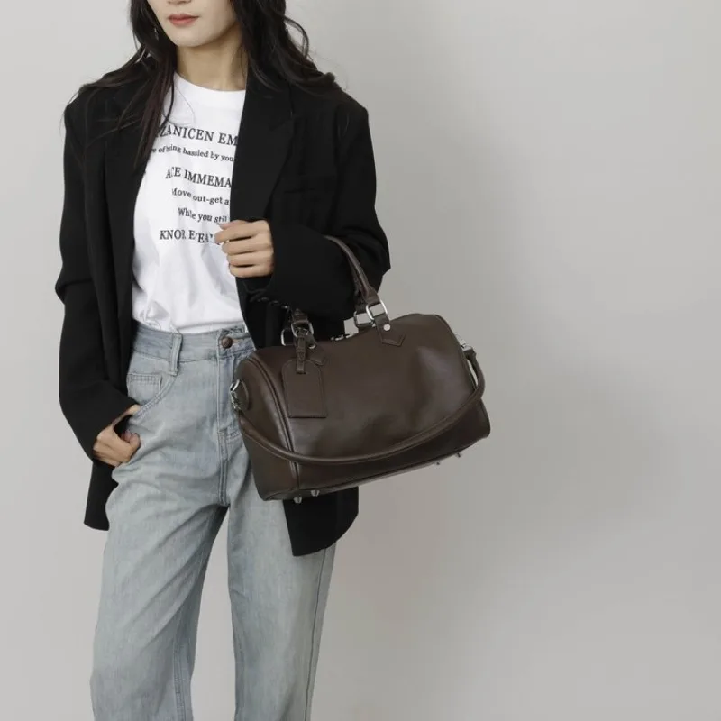 

Vintage Large Capacity Boston Tote Bag 2026 New Arrival | Premium Women's Shoulder Crossbody Pillow Bag | Stylish Retro Design