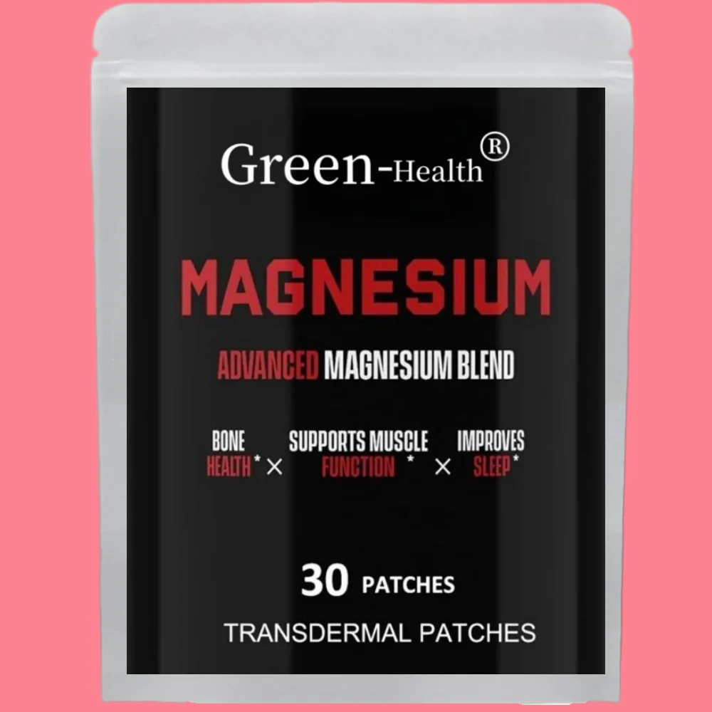 

30 Patches Magnesium Complex Transdermal Patches for Muscle Recovery & Relaxation, Heart, Bone Support