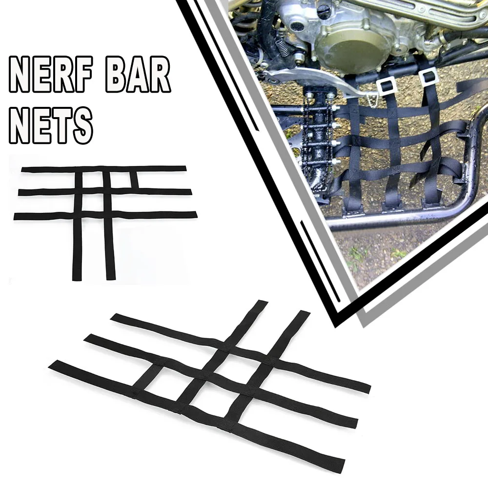 

FOR Suzuki LTZ400 Polaris Predator 500 Kawasaki KFX400 KFX450R Nerf Bar Nets Waterproof Nylon ATV Toolkit For Pred For Polaris