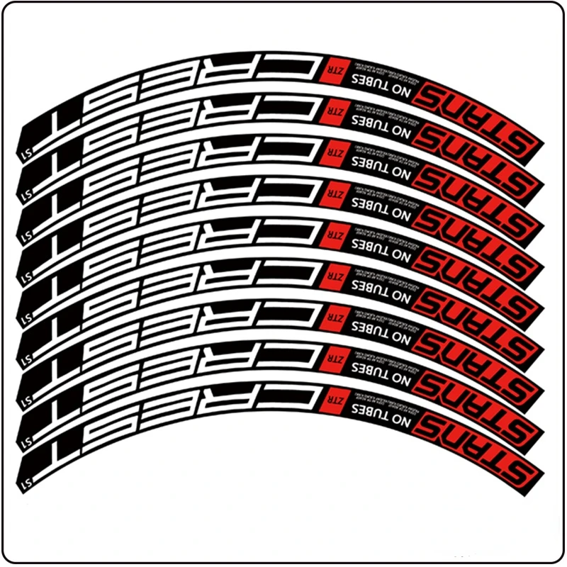 Stickers for Bike MTB Rim Sticker Road Wheel Decals width 20mm 24\