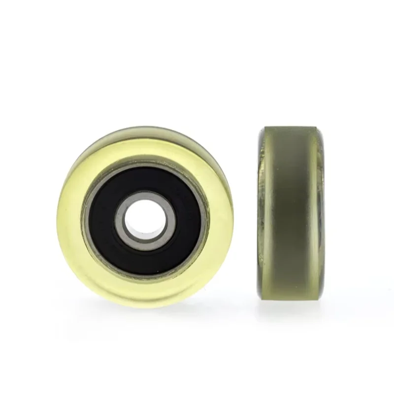 1 Buah Bantalan Lapis Poliuretan 6X26X10Mm, Katrol, Rol, Roda PU, Roda Panduan