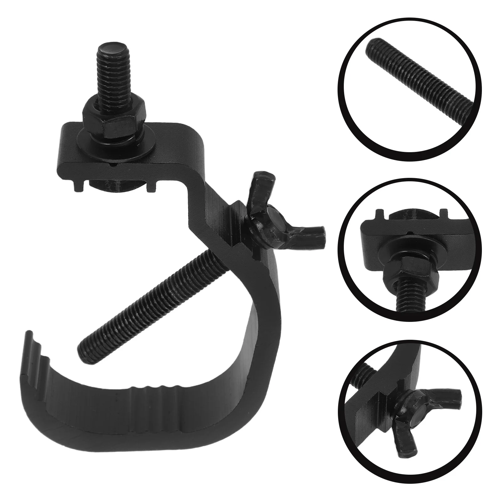 

10Pcs Stage Light Clamp Hook Sturdy Metal Truss Clamps for Stage Lights Spotlight Hanging Fixture Swag Lamp Bars Club Event