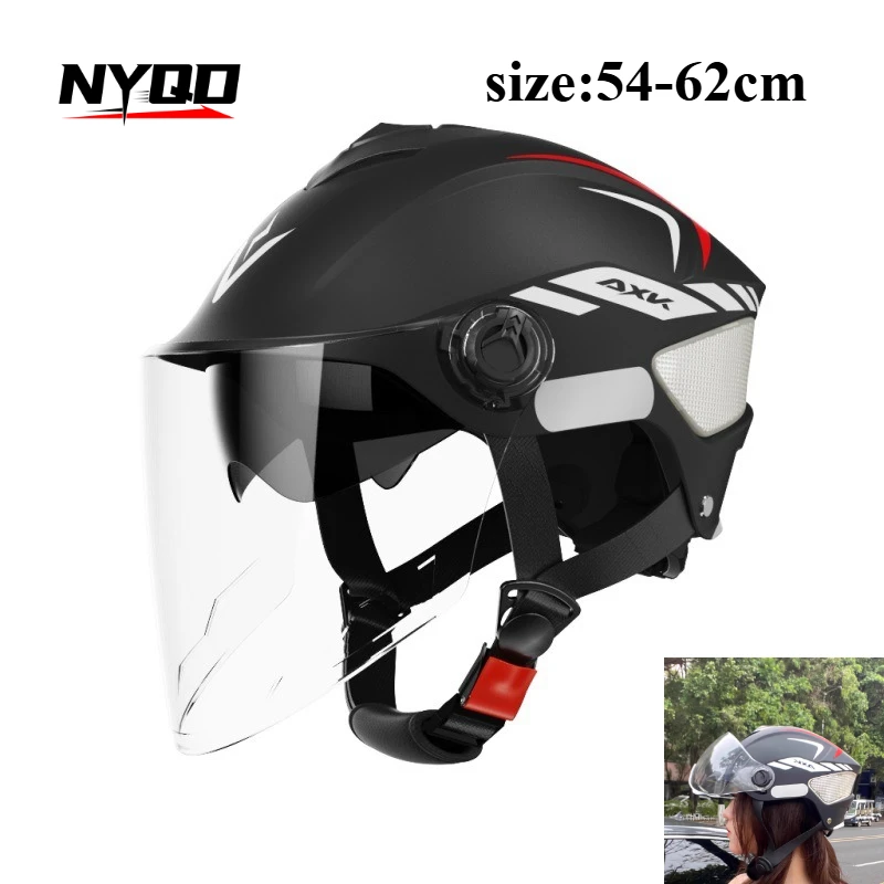 

Helmet Electric Car Battery Motorcycle Helmet Summer Sunscreen Light Men and Women Universal Cute Hard Hat