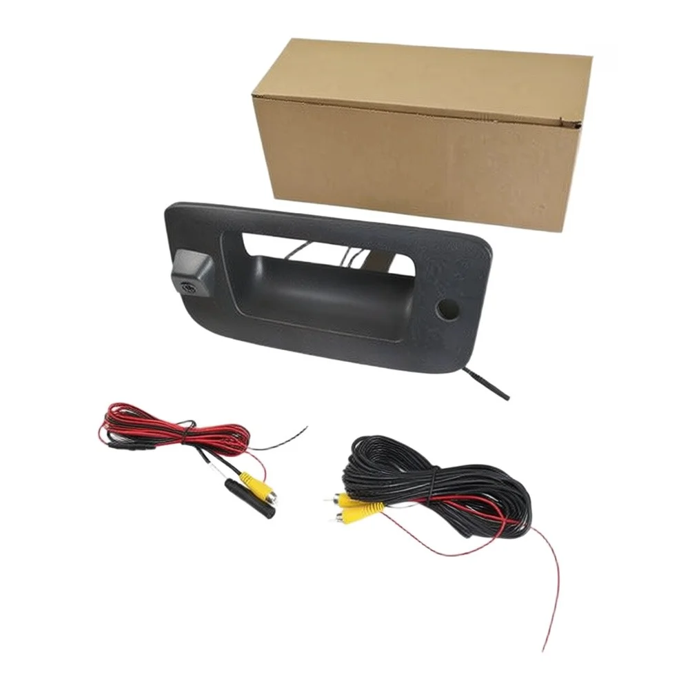 Black Rearview Camera Black Finish Weather Resistant High-strength Material ABS Construction Direct Replacement