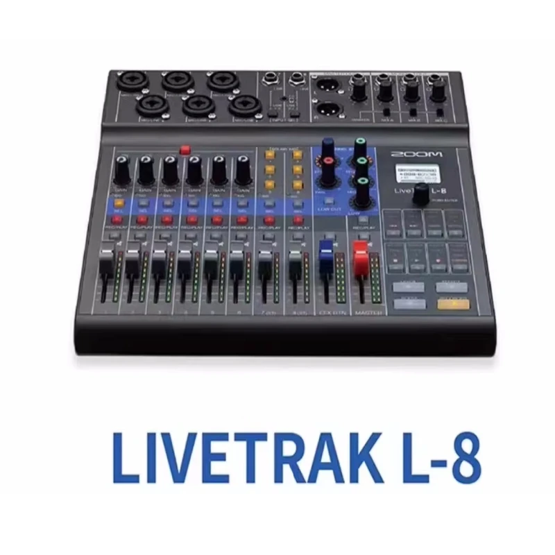 ZOOM LiveTrak L8 L12 L20 L20R Mixer/Recorder mixer for mix monitor record professional-sounding podcasts and music performance