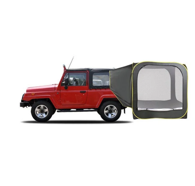 Pop up  car tailgate awning tent Rainproof SUV car rear tent Camping car tent