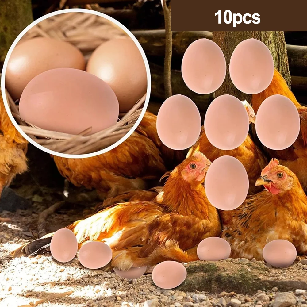Ovos de páscoa diy, ovos de galinha falsos, fins educacionais, decoração de casa de plástico de alta qualidade, leve e portátil