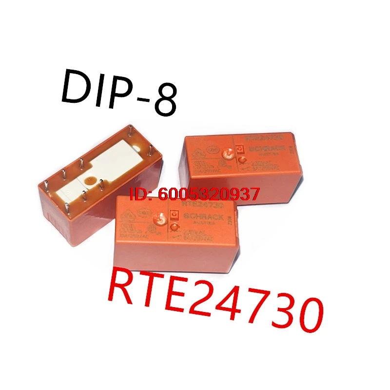 10piece  RTE24005 、RTE24012 、RTE24024 、RTE24048 、RTE24730 、RTE24005F 、RTE24012F  DIP-8  New universal power relay