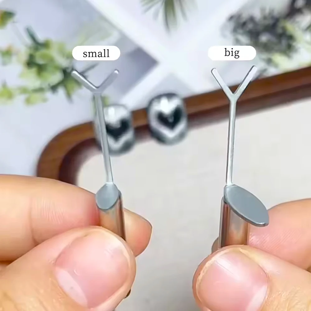 2/4/5 قطعة الأشكال القلب تأثير Y-شكل المغناطيسي أداة مساعدة تمتص القط العين الحب القلب مباراة مع مسمار المغناطيس جيل للأظافر أدوات صغيرة