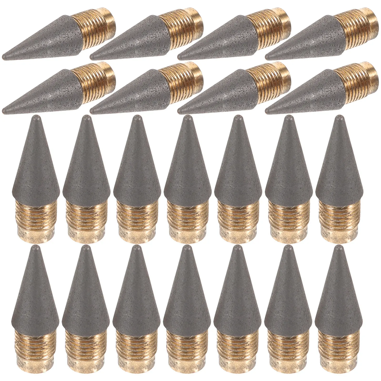 

50Pcs Inkless Pencil Refills Everlasting Pencil Nibs Fine Craftsmanship Smooth Writing Experience Comfort Grip for Students