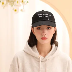 All Love Deserved Vintage Mood Cap Embroidery Dad Hat I Think About You Sometimes