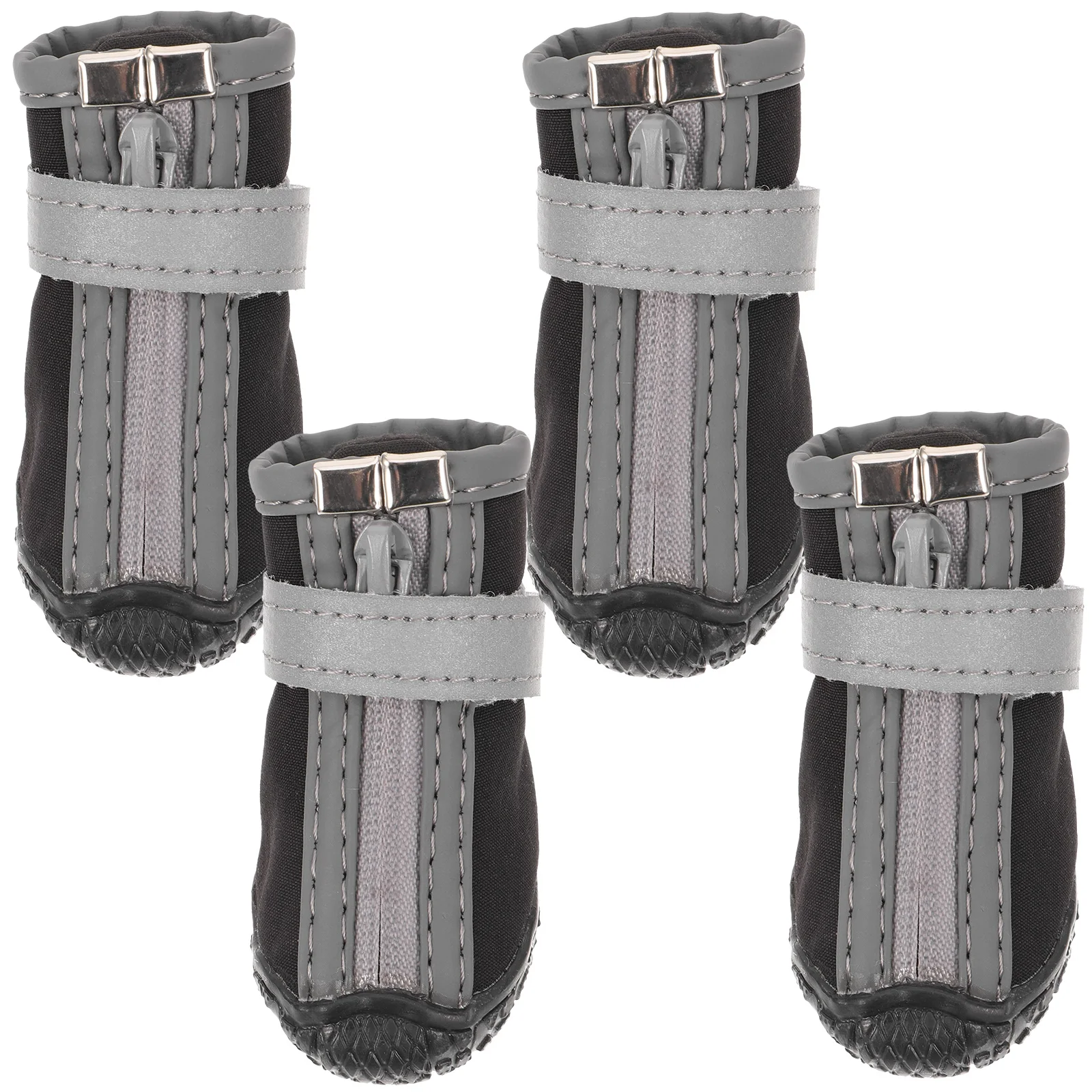 

4 Pcs Booties Water Shoes Waterproof Small Dog Rain Pet Foot Covers Water-resistant Boots