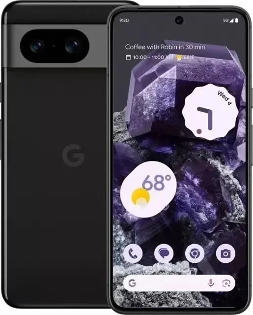 Google-Pixel 8スマートフォン,ロック解除された携帯電話,オリジナル,5g,6.2インチOLED, 8 GB 128 GB, 256GB, NFC, Googleテンソル,g3オクタコア