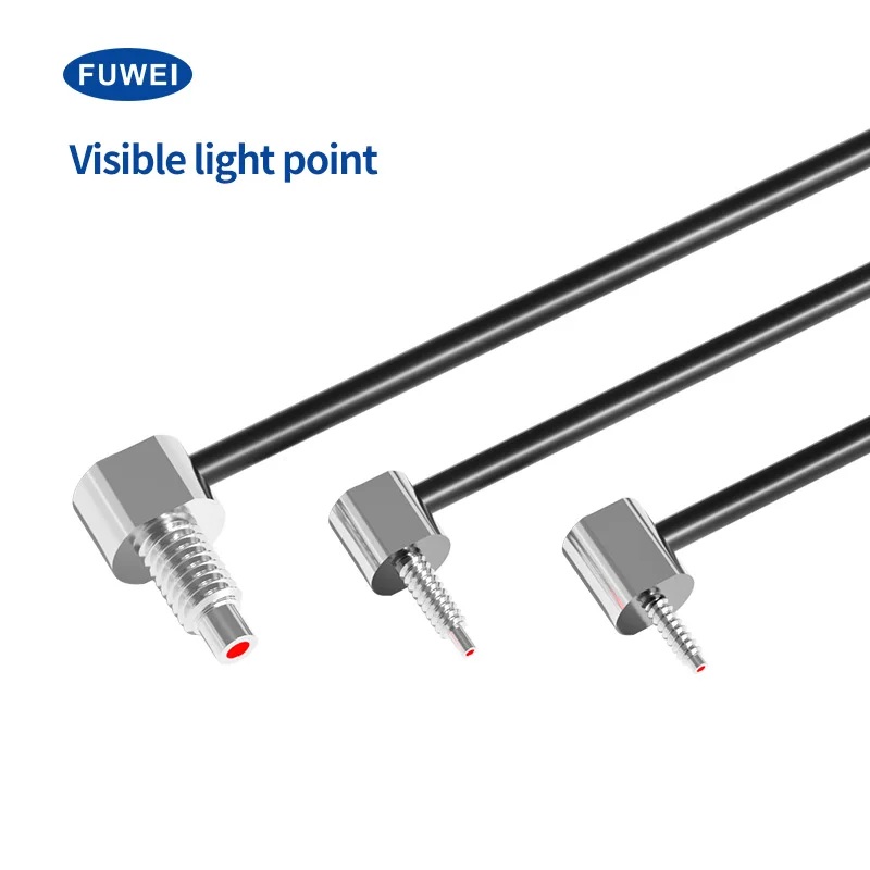 FUWEI FWGR-610H-TZ High Temperature Resistant Fiber Optic Sensor Probe 200 Degree Induction Reflection Incident Amplifier High