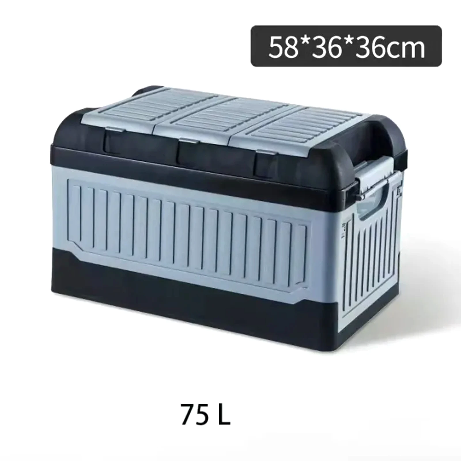 58*36*36cm Foldable Car Trunk Storage Organizer With Lid Universal Car Trunk Organizer Oxford Cloth Car Storage Box for Car