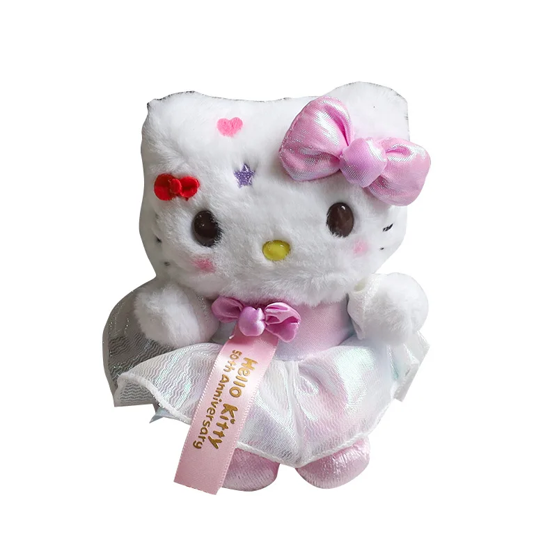 แอนิเมชั่นการ์ตูน Sanli Hello Kitty จี้ตุ๊กตา, ตุ๊กตาของเล่นน่ารัก, ตุ๊กตาการ์ตูนกระเป๋าจี้พวงกุญแจ, อุปกรณ์กระเป๋า, ของขวัญ