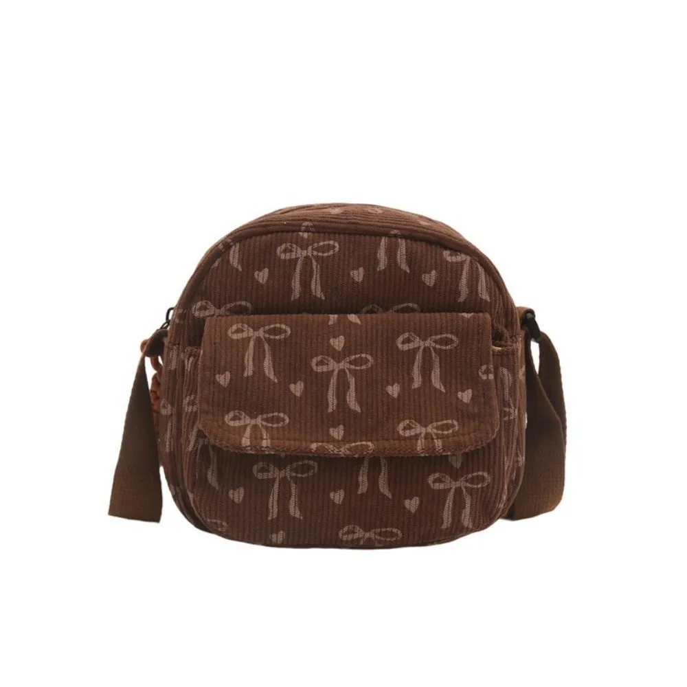 أزياء سروال قصير حقيبة كتف صغيرة سستة إغلاق للماء رسول حقائب Bowknot حمل حقائب اليد