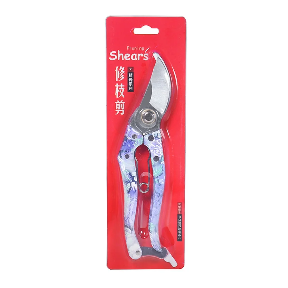 Professional Pruning Shears with SK5 Steel Edge 58HRC Non Slip Handle and Responsive Spring Assisted Operation