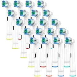4/8/12/16/20Pcs Replacement Toothbrush Heads Compatible with Oral-B Braun Professional Electric Toothbrush Heads Brush Heads