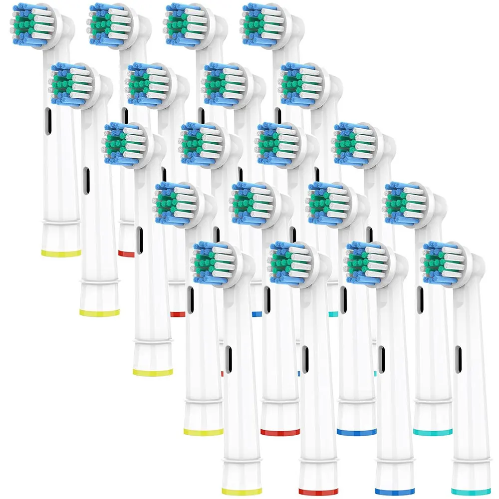 4/8/12/16/20 sztuk wymienne główki do szczoteczek do zębów kompatybilne z Oral-B Braun profesjonalne elektryczne główki do szczoteczek do zębów główki szczoteczek