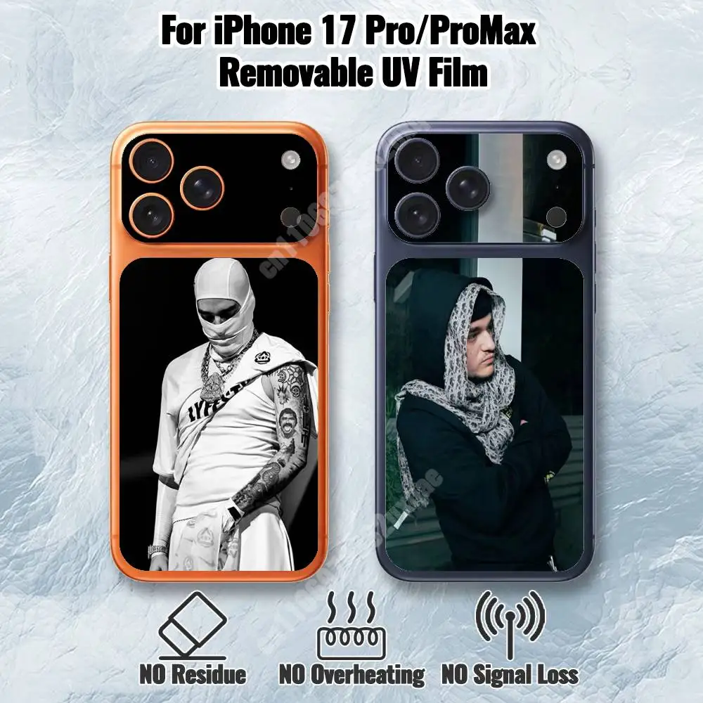 

Rapper Y-Yeat Afterlyfe Removable UV Film for iPhone 17 Pro 17 ProMax Back Cover