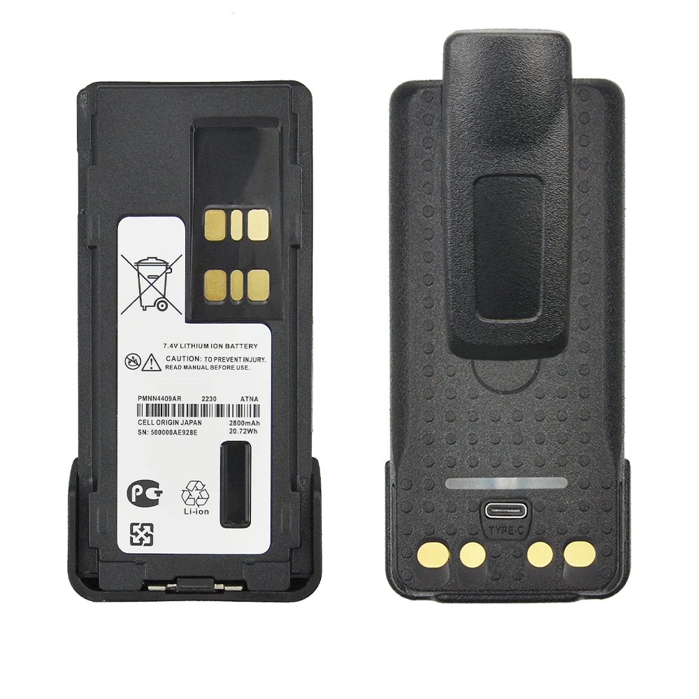 PMNN4409BR USB Rechargeable Battery for Motorola XIR P8668 P6600i GP328D XPR3300 XPR3500 APX 1000 DP4401 Two Way Radios
