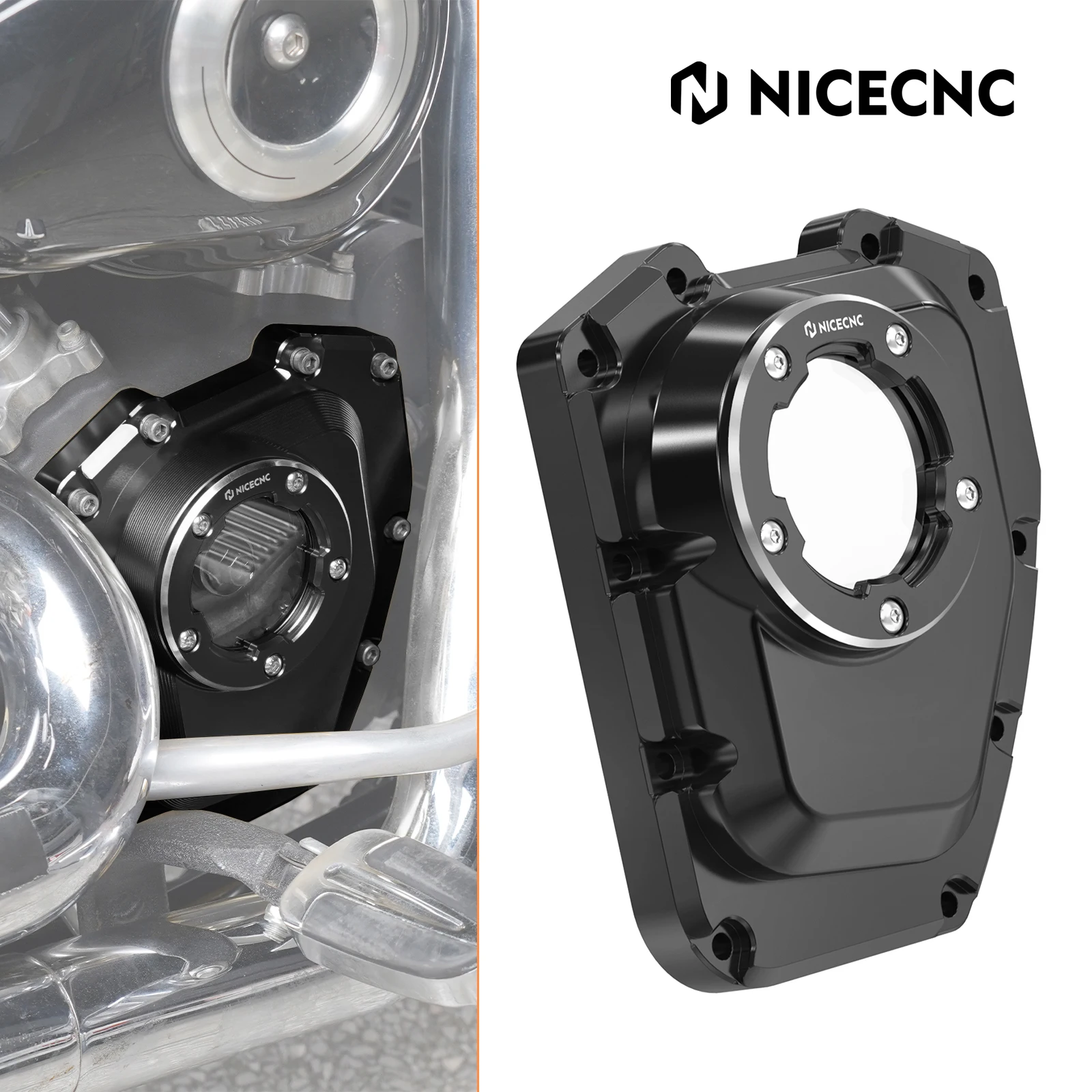 

For 01-16 Harley Road King FLHR Street Glide FLHX Motorcycle Cam Cover for Dyna Street Bob Fat Bob Low Rider Wide Glide 01-2017