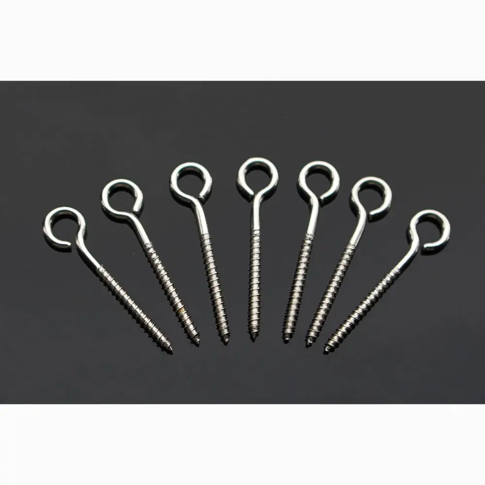 

Tigofly 100 pcs 25mm Screws Stainless Steel Plug Hardware Jerk Baits Lure Making DIY Fishing Lures