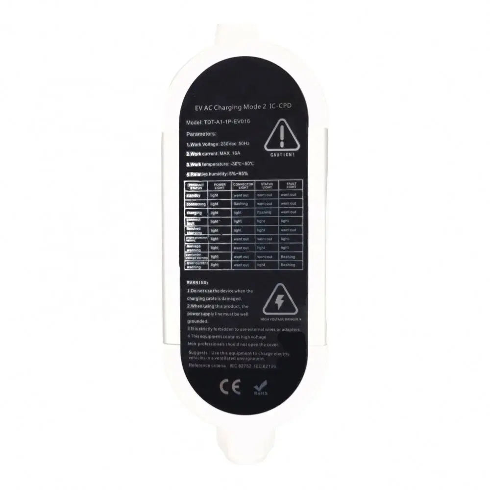 2026 Professional Manufacturer's Home Electric Vehicle Charger Reasonable Price Type 2 UK Plug Connection