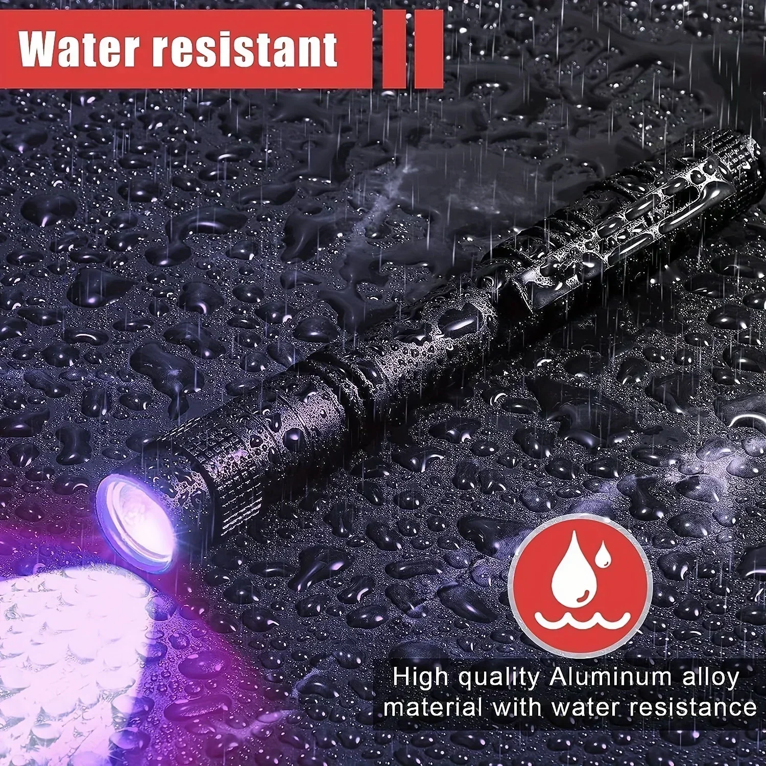 395nm UV-Taschenlampe Mini LED Ultraviolett-Stiftlicht Geldprüfungs-Taschenlampe mit Clip Haustier-Urinflecken Unsichtbare Tinten-Detektorlampe – Detail 3