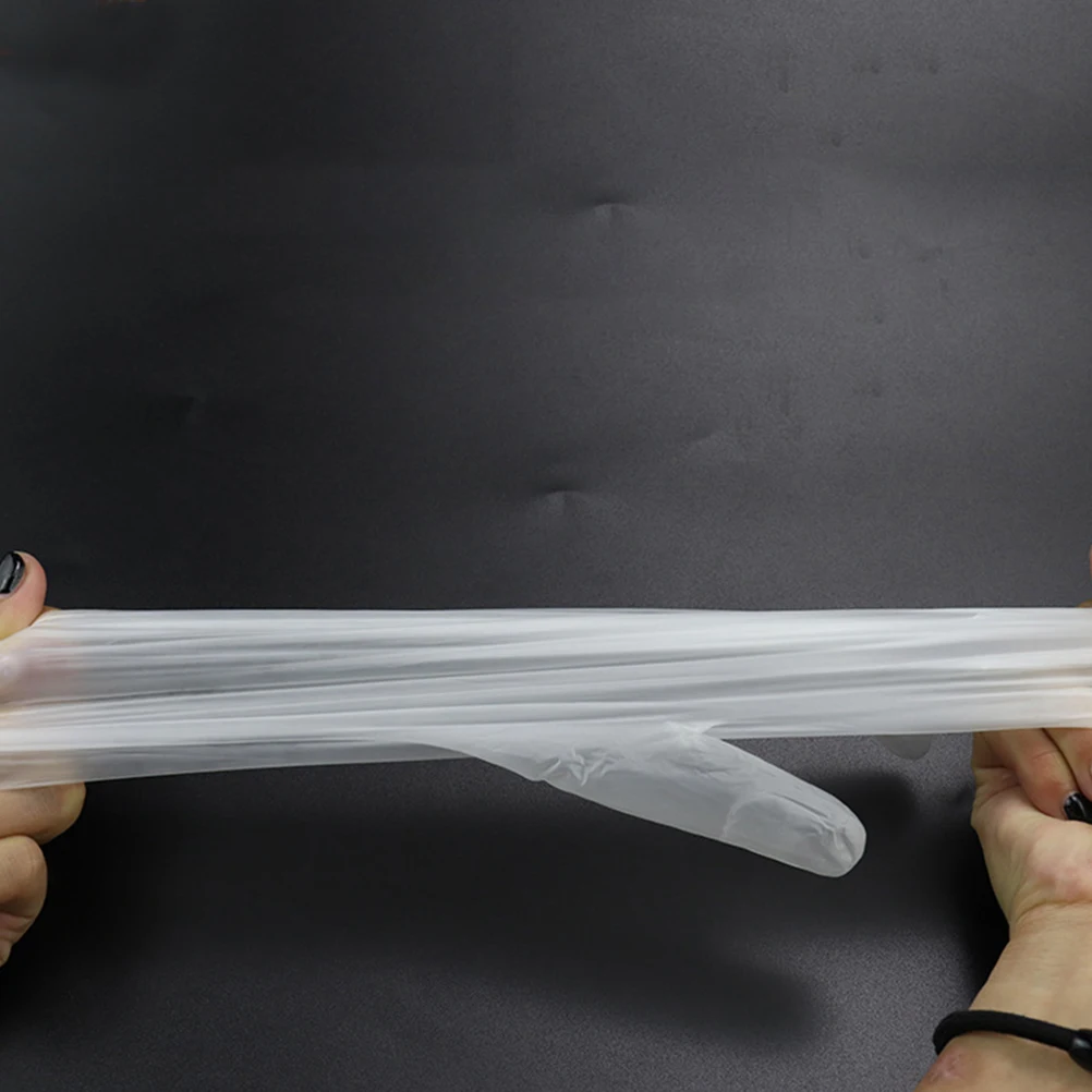 

Disposable Gloves Single Use Clear Pvc Work Hand Protective Manicure Household Food