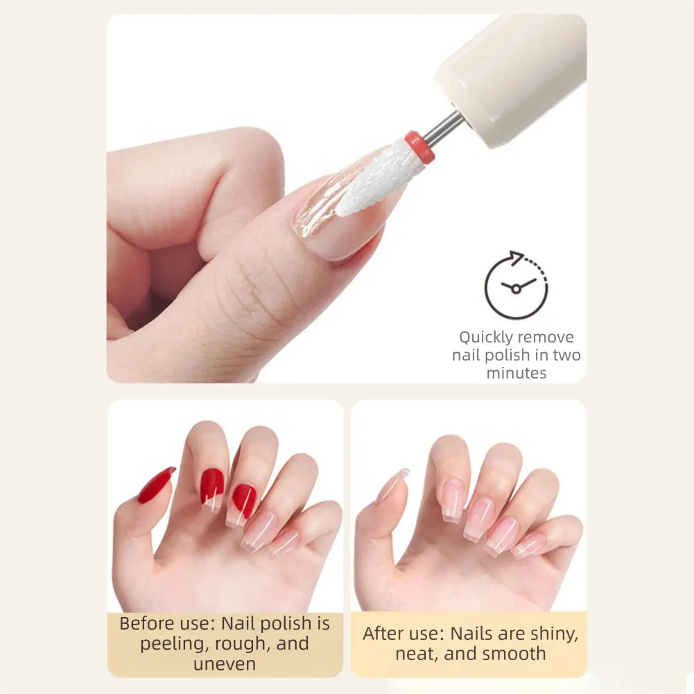 전기 네일 드릴 기계, USB 네일 파일, 휴대용 매니큐어 페디큐어 키트, 오래 지속되는 배터리 네일 드릴 펜, 여행용 네일 케어