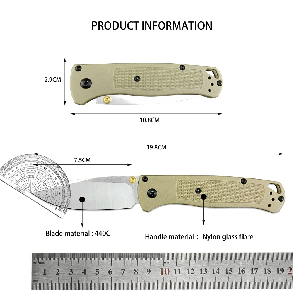 NEW BM 535 Folding Knife Pocket Camping Hiking Outdoor Knife S30V Blade Nylon Glass Fiber Handle EDC Hunting Survival Tools Gift