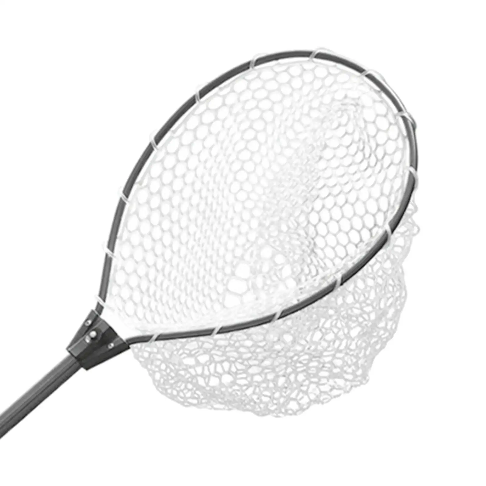

Folding Telescopic Fishing Landing Net Knotless Mesh Non Slip Handle Net for Saltwater Freshwater Fish Catch